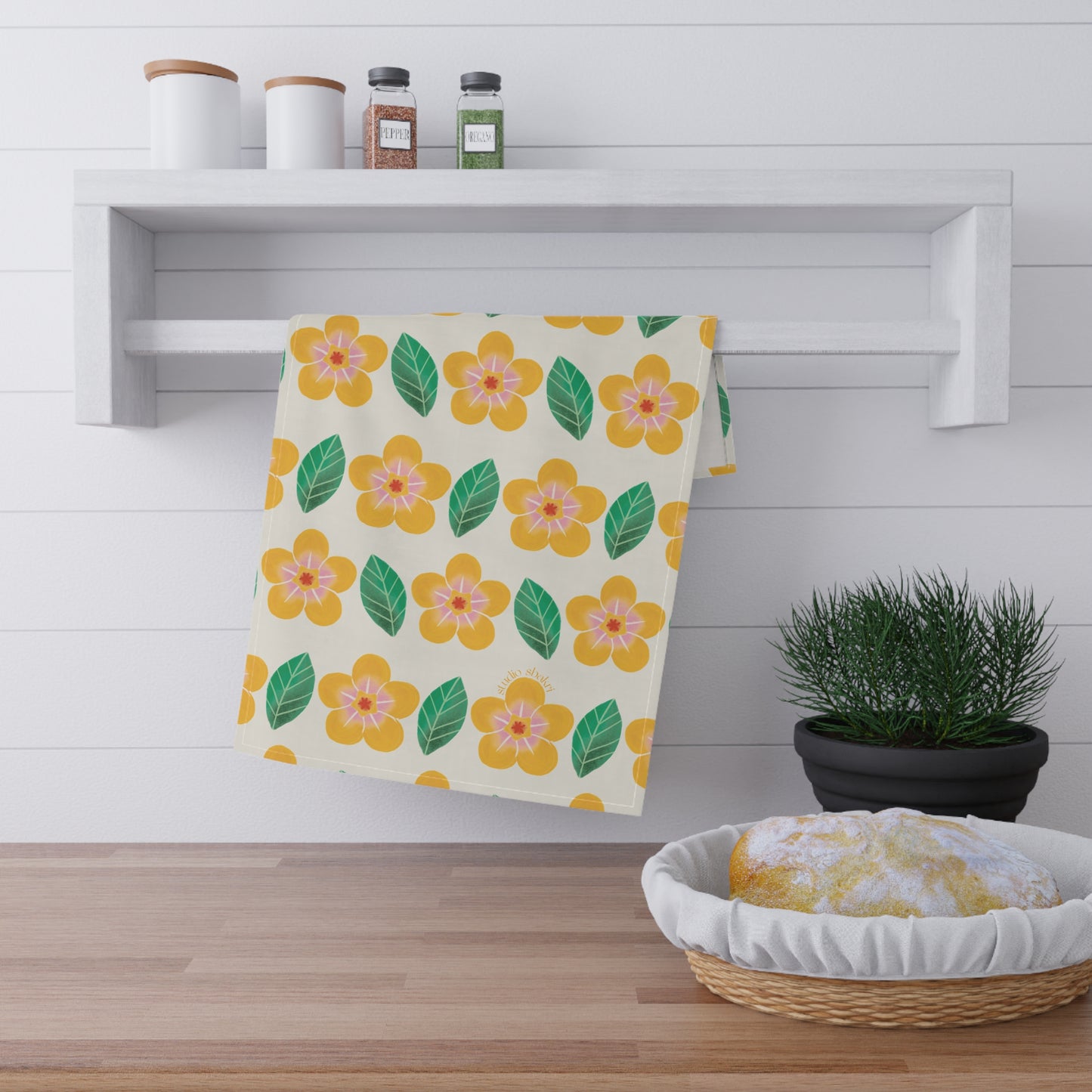 Bunga Tea Towel in Alamanda