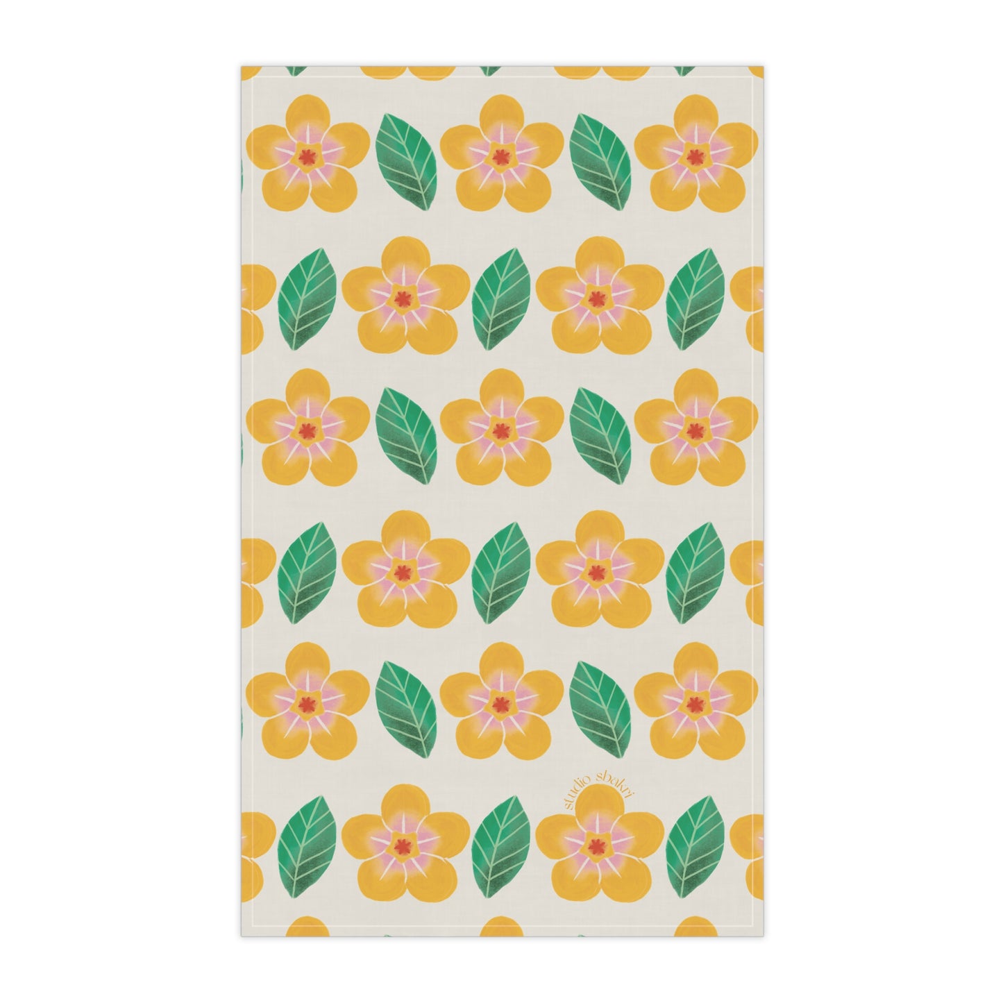 Bunga Tea Towel in Alamanda